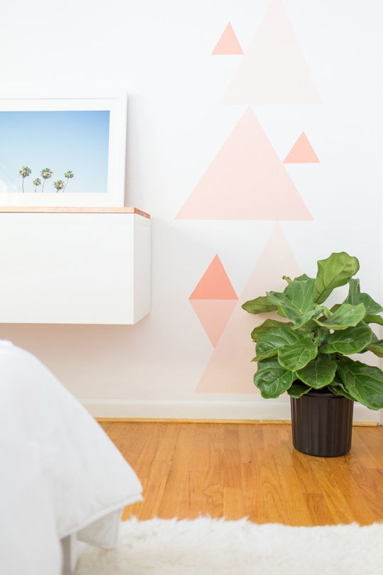 Geometric Accent Wall