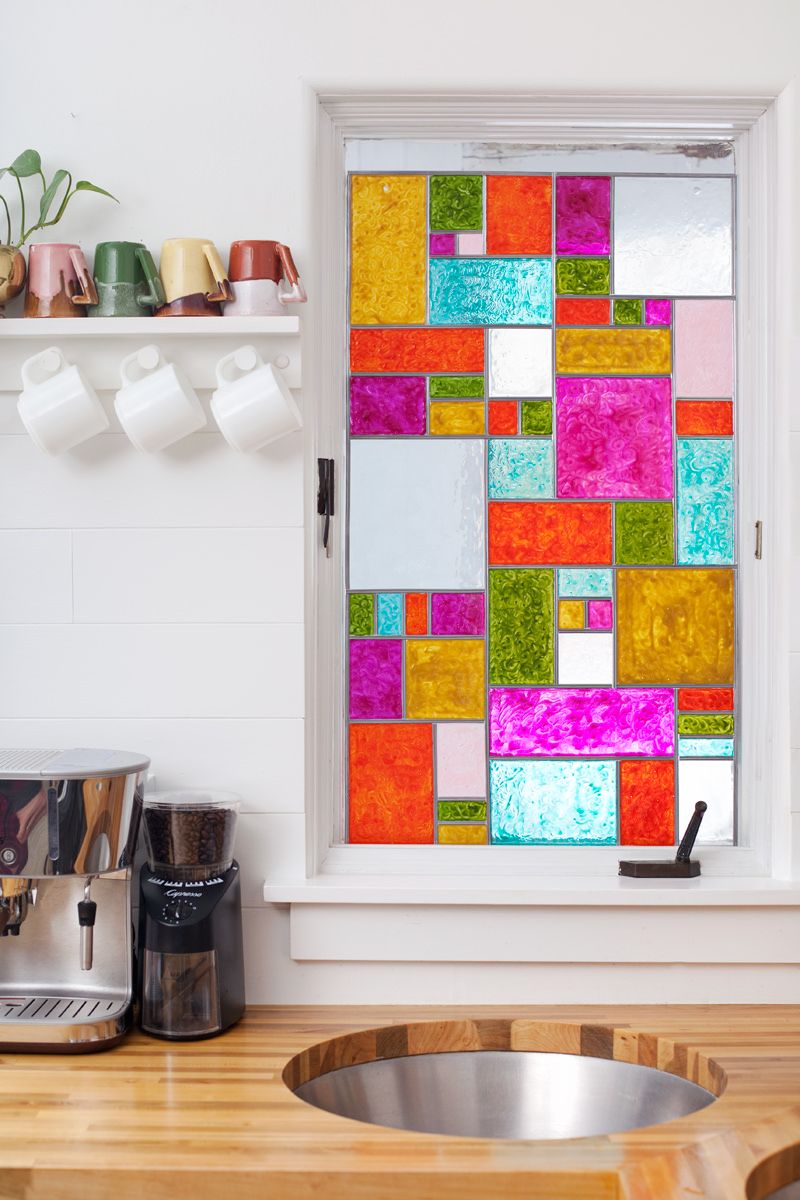 Faux Stained Glass