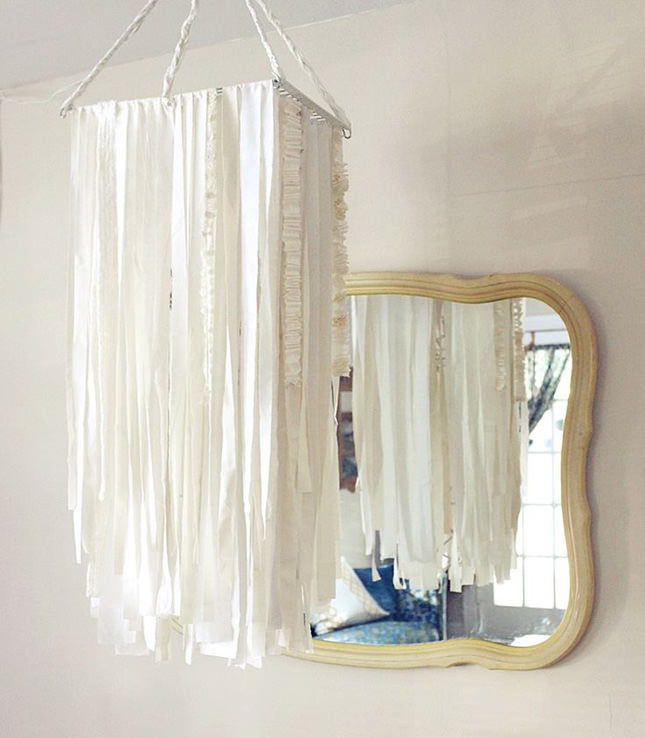 Fabric Garland Chandelier