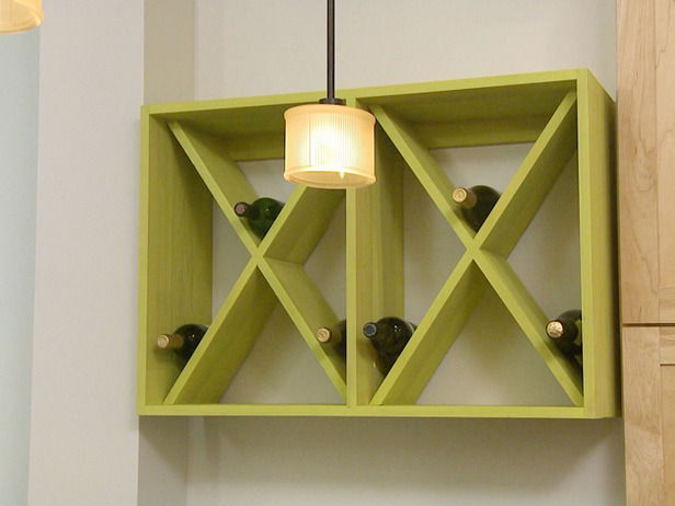 Wall Mounted Wine Rack