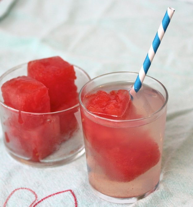 Watermelon Ice Cubes