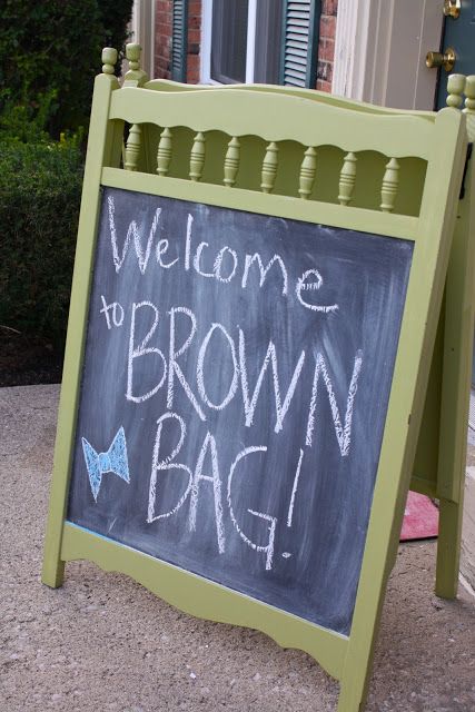 Crib to Chalkboard Easel