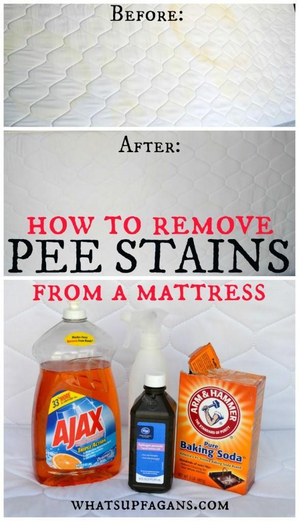 How to Remove Pee Stain from a Mattress
