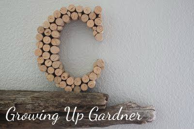 Wine Cork Letter