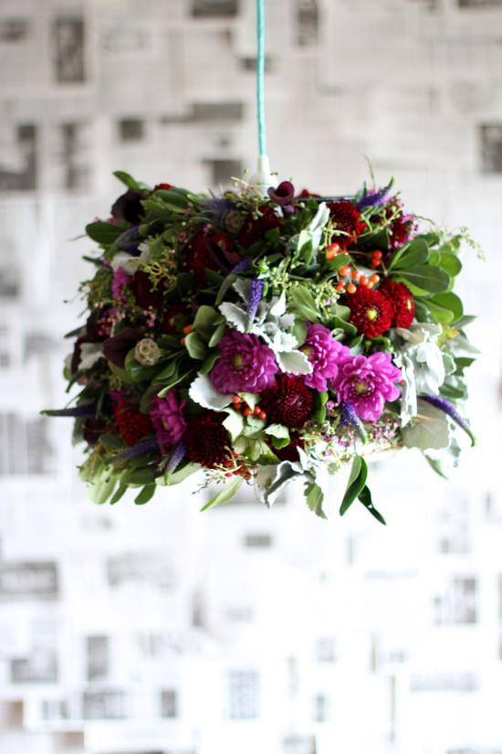 Fresh Flower Pendant Light