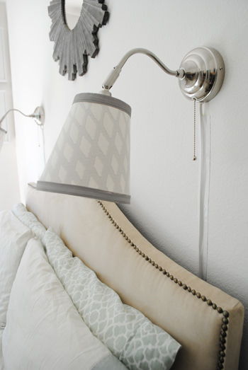 Wallpapered Lamp Shades