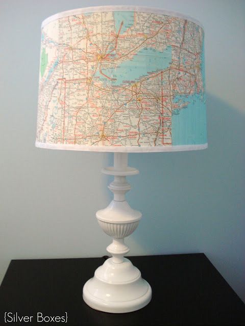 Map Lampshade