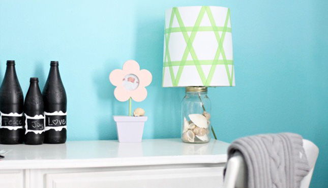 Washi Tape Lampshade