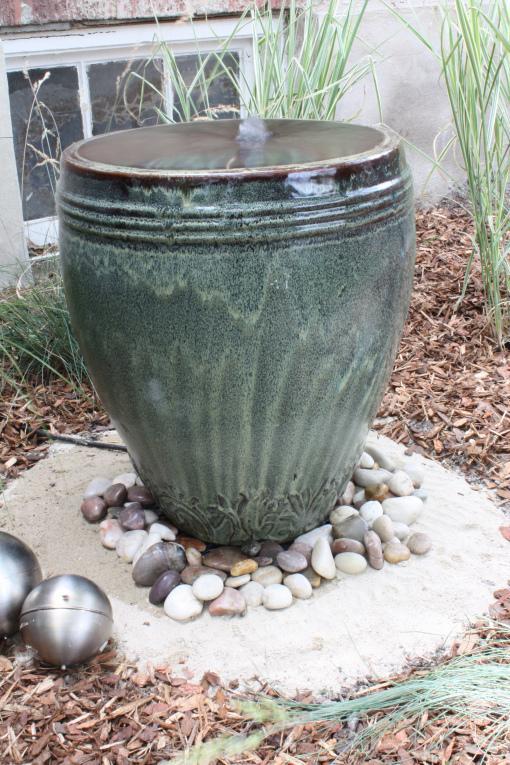 Ceramic Backyard Fountain