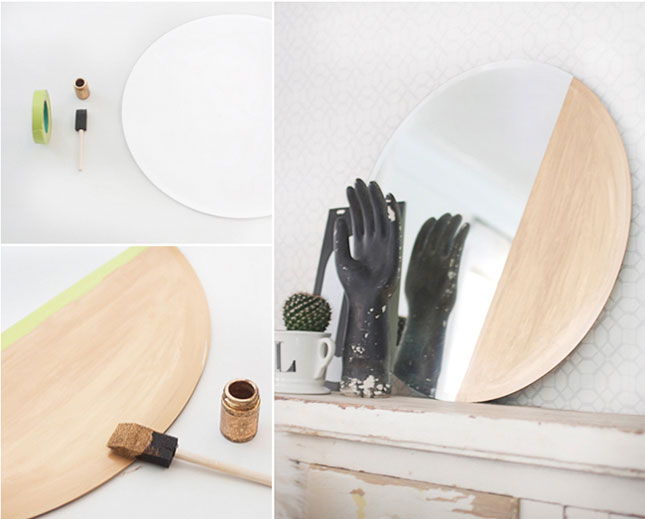 Gold Dipped Mirror