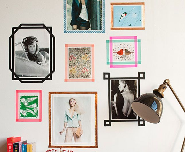 Tape Picture Frames