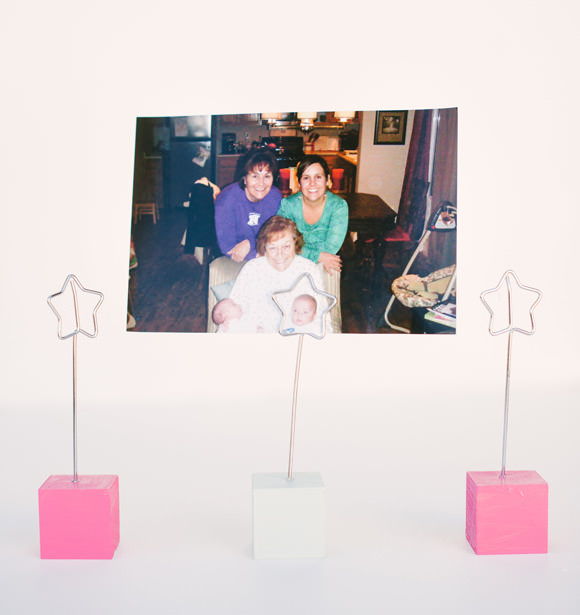Wire Star Photo Holder