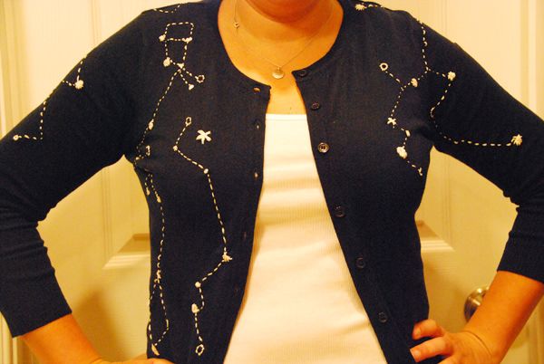 Anthropologie Kites and Constellations Star Cardigan