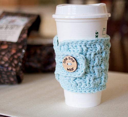 Basketweave Cup Cozy
