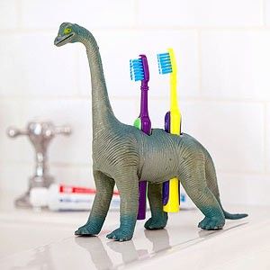 Dinosaur Tooth Brush Holders