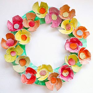 Extraordinary Egg Carton Wreath