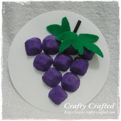 Egg Carton Grapes