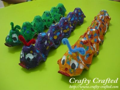 Egg Carton Caterpillar