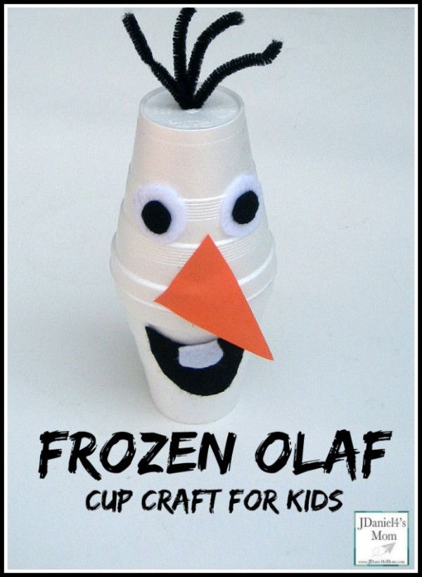 Frozen Olaf Cup Craft