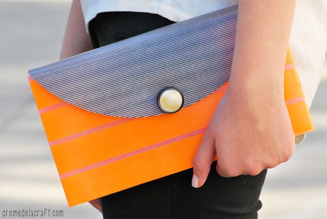 Washi Tape Clutch