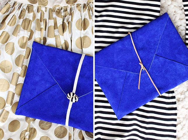Suede Envelope