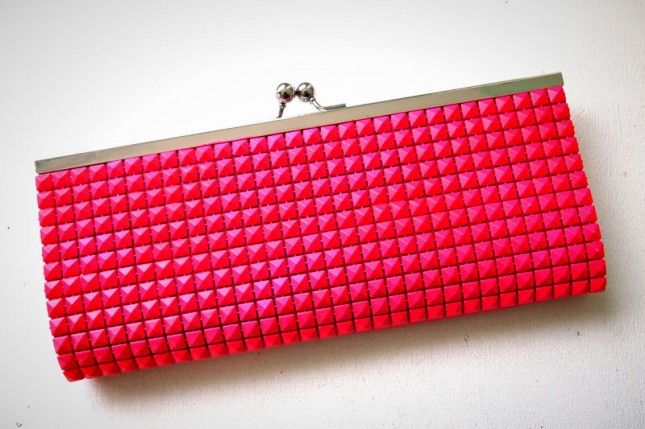 Neon Stud Clutch