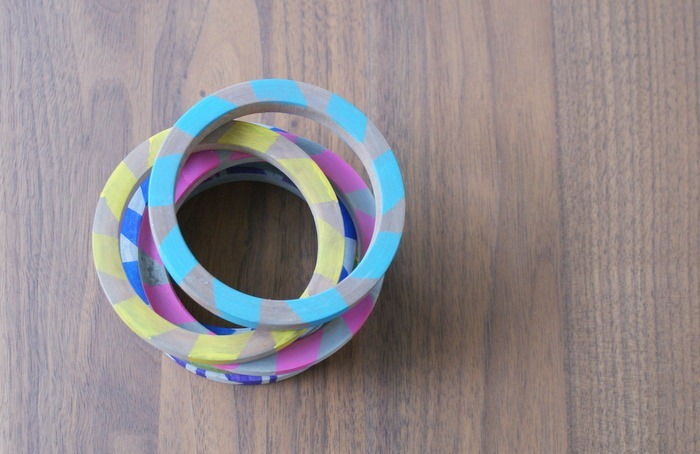 Painted Tribal Bracelet