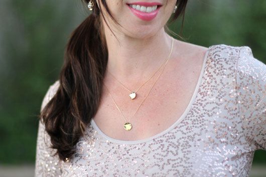 Gold Vermeil Chain & Disc Necklace