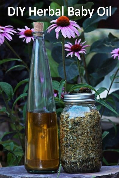 Homemade Herbal Baby Oil