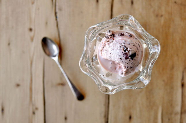 Cherry Chocolate Frozen Yogurt