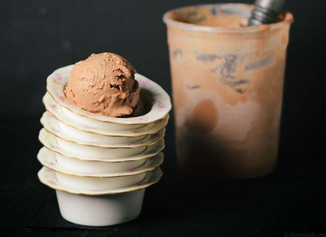 Chocolate Chili Frozen Yogurt