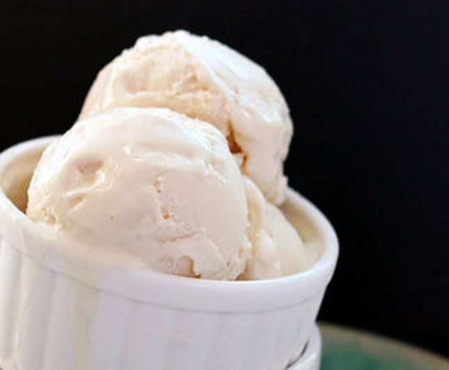 Maple Lavender Frozen Yogurt