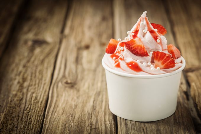 Strawberry Frozen Yogurt