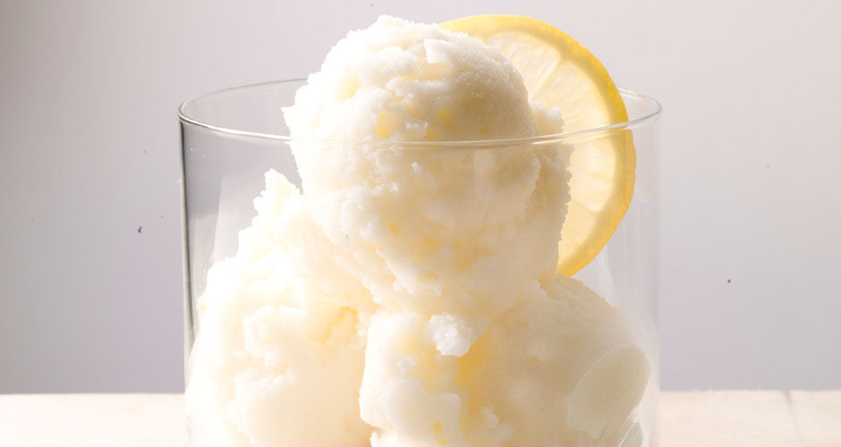 Lemon-Ginger Frozen Yogurt