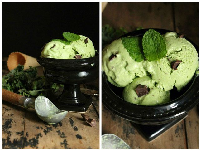 Kale, Mint and Dark Chocolate Chunk