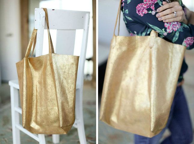 Leather Tote Bag Tutorial