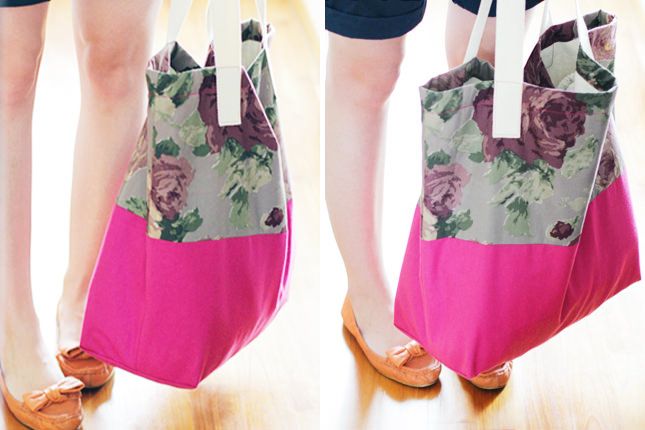 Colorblock Tote for Summer