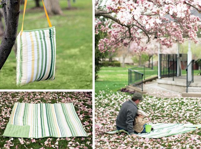 All-In-One Picnic Blanket Tote