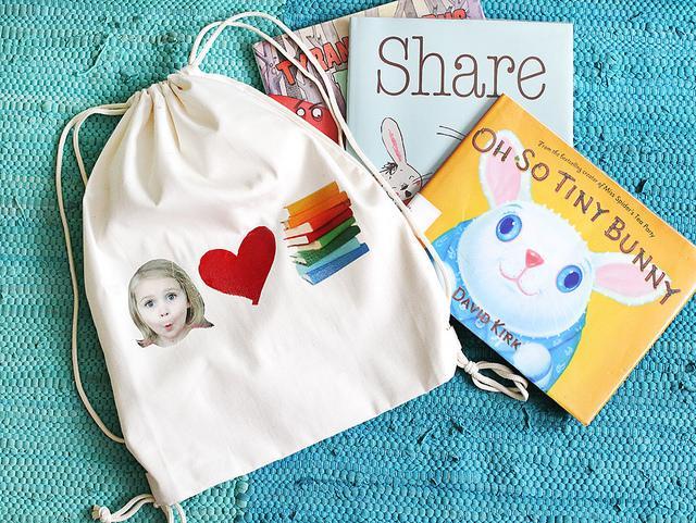 Library Book Tote