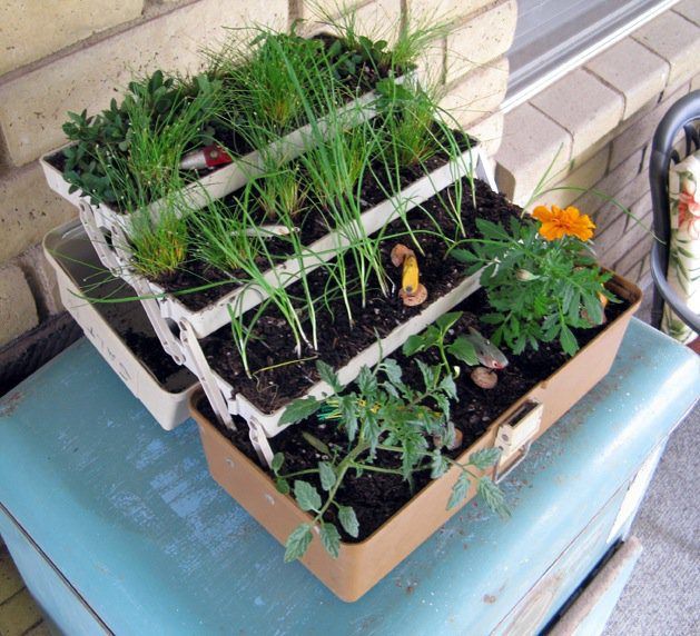 Tackle Box Planter