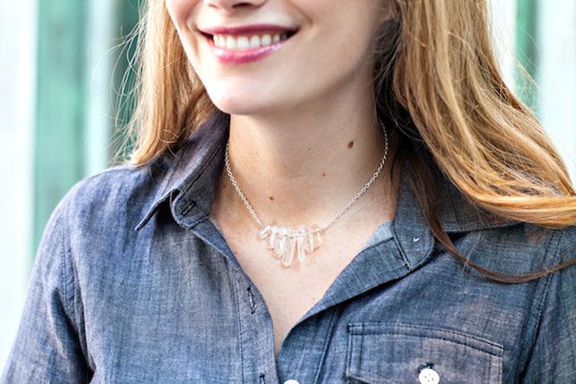 Delicate Crystal Necklace