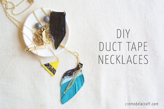 Duct Tape Necklaces