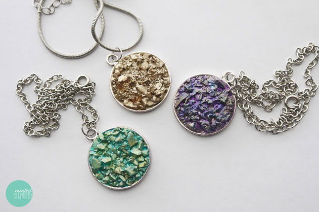 Faux Druzy Necklace