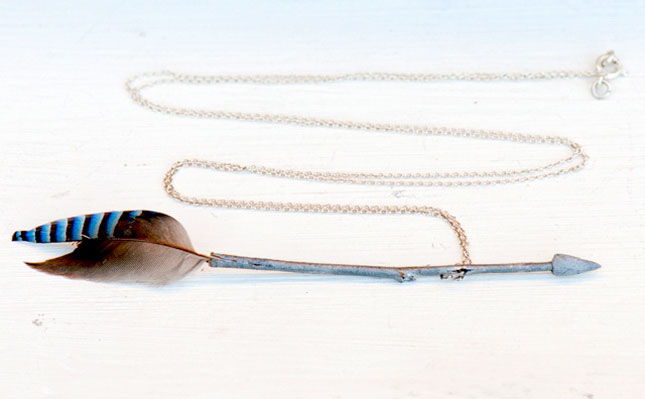 Feather Arrow Necklace