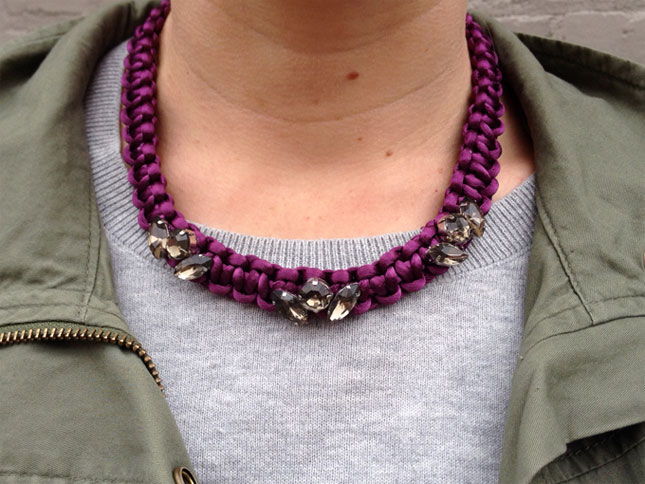 J.Crew-inspired Braided Necklace