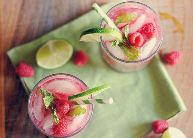 Raspberry Mint Mojito
