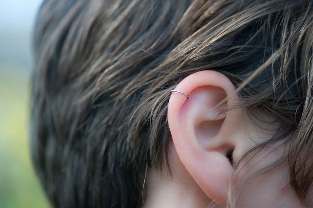 Silver Ear Cuff