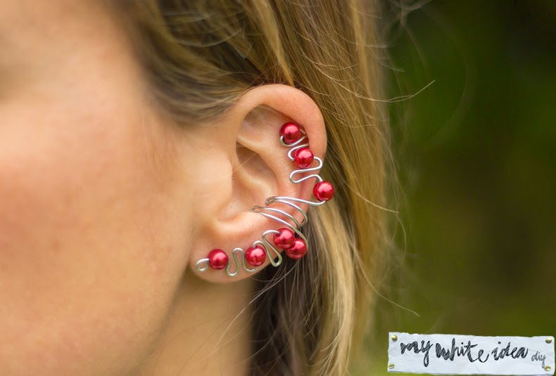 Wired Pearl Ear Cuff