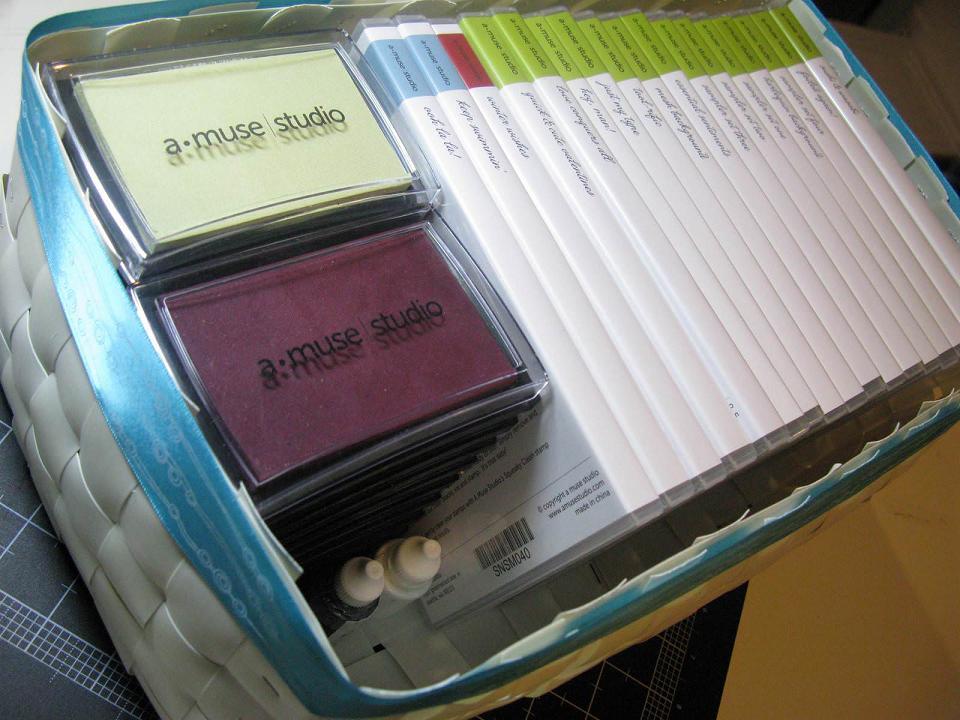 Basket From Broken Blinds