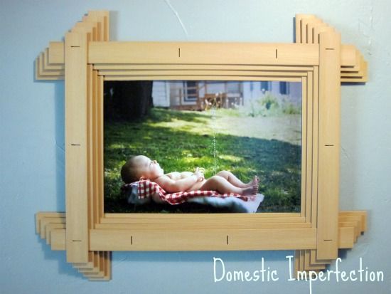 Broken Blinds Picture Frame